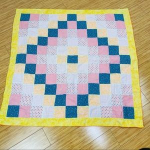 Handmade Patchwork Quilt Cotton Baby Blanket